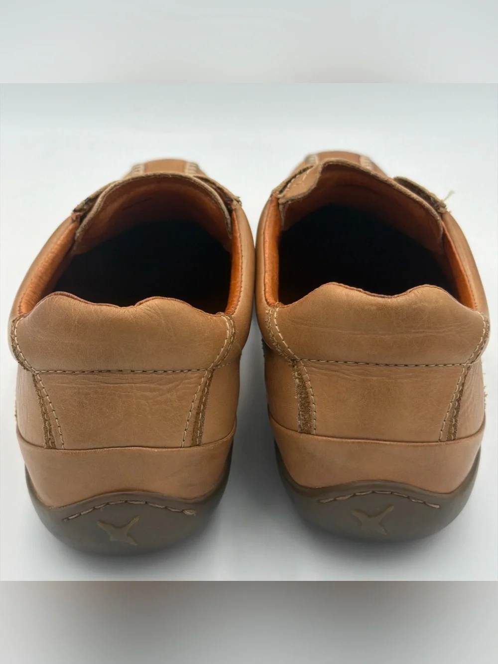 Pikolinos 07F-5046 Suecia Castor Brown Leather Slip On Shoes Men’s Sz 42 - READ